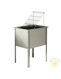 VASCA PER DISOPERCOLARE IN ACCIAIO INOX 56X51X42 COMPLETA | MONDO APE
