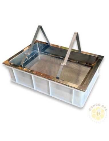 BANCO DA TAVOLO PER DISOPERCOLARE IN PLASTICA CON FILTRO INOX 60X40X28 | MONDO APE