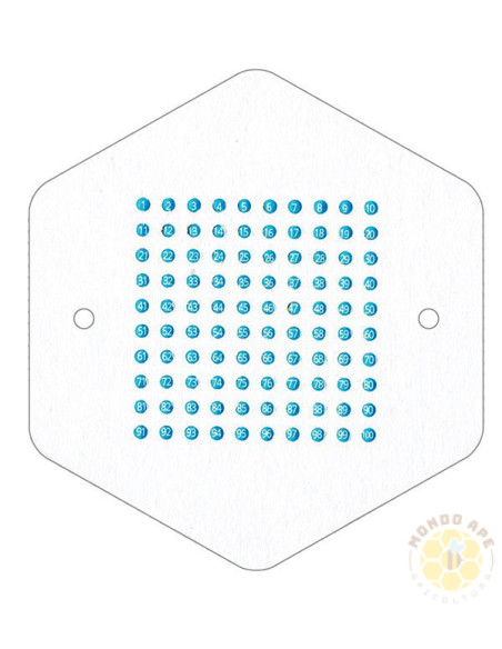 BOLLINI NUMERATI BLU 1-99 PER MARCATURA REGINE API | MONDO APE