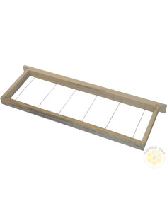 Telaino da melario inchiodato e forato con filo inox montato
