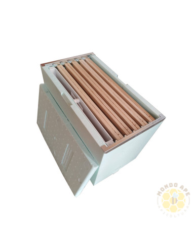 KIT SCIAMATURA ARNIA POLISTIROLO CON TELAINI E NUTRITORE | MONDO APE