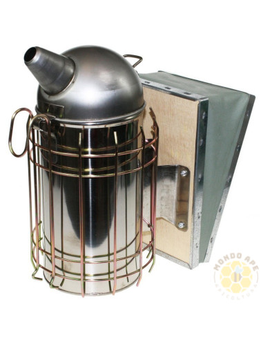 KIT BASE APICOLTURA TUTA GUANTI AFFUMICATORE LEVA E SPAZZOLA