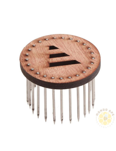 GABBIETTA BLOCCO COVATA CON AGHI INOX DA FISSARE AL TELAINO | MONDO APE