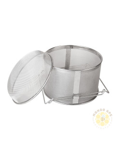 DOPPIO FILTRO IN ACCIAIO INOX PER MIELE Ø 24 CM PER SECCHI DA 25 KG | MONDO APE