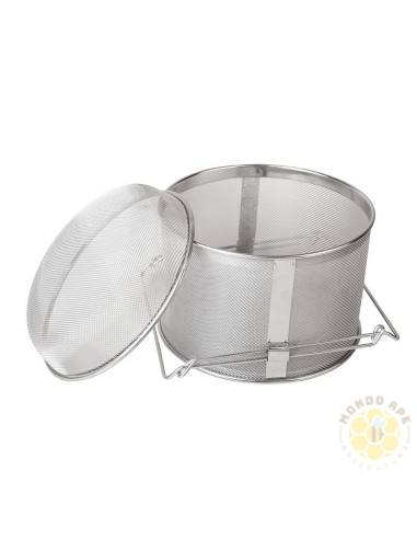 DOPPIO FILTRO IN ACCIAIO INOX PER MIELE Ø 24 CM PER SECCHI DA 25 KG | MONDO APE