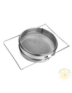 FILTRO DOPPIO IN ACCIAIO INOX REGOLABILE DIAMETRO CM 23 2