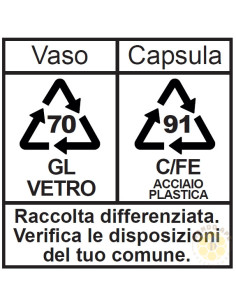 ETICHETTE CON CODICI RICICLO 1000 ETICHETTE 2