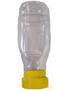 DISPENSER PER MIELE 255 ML IN PLASTICA ALIMENTARE CON COPERCHIO GIALLO | MONDO APE