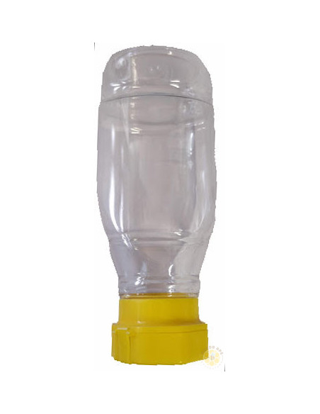 DISPENSER PER MIELE 255 ML IN PLASTICA ALIMENTARE CON COPERCHIO GIALLO | MONDO APE