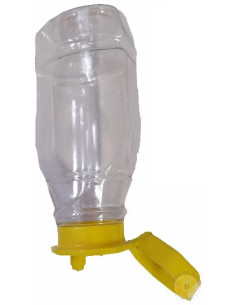 DISPENSER PER MIELE 255 ML IN PLASTICA ALIMENTARE CON COPERCHIO GIALLO | MONDO APE 2