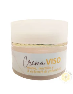 CREMA VISO DELICATA CON CALENDULA E SUCCO DI MIRTILLO 50ML | MONDO APE