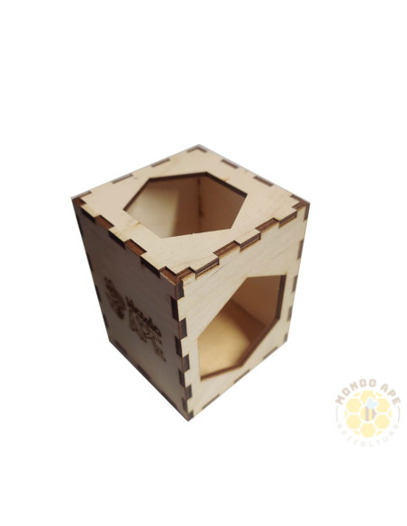 CONFEZIONE IN LEGNO PER VASETTO MIELE DA 500G | MONDO APE
