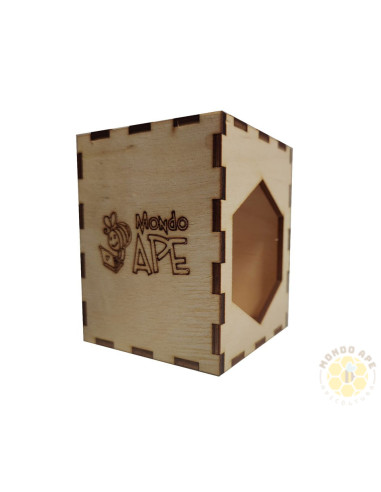 CONFEZIONE IN LEGNO PER VASETTO MIELE DA 500G | MONDO APE