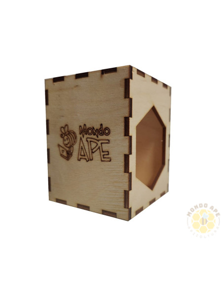 CONFEZIONE IN LEGNO PER VASETTO MIELE DA 500G | MONDO APE