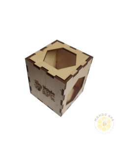 CONFEZIONE IN LEGNO PER VASETTO 250 GRAMMI 2