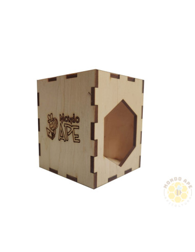 CONFEZIONE IN LEGNO PER VASETTO MIELE DA 250G | MONDO APE