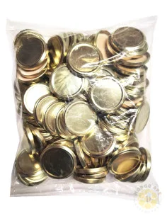 SACCHETTO 100 CAPSULE PER VASETTI MIELE 4 MISURE MOTIVO ORO | MONDO APE