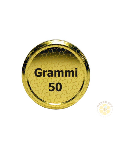 CAPSULA MODELLO ALVEARE PER BARATTOLO MIELE 50G Ø 43 | MONDO APE