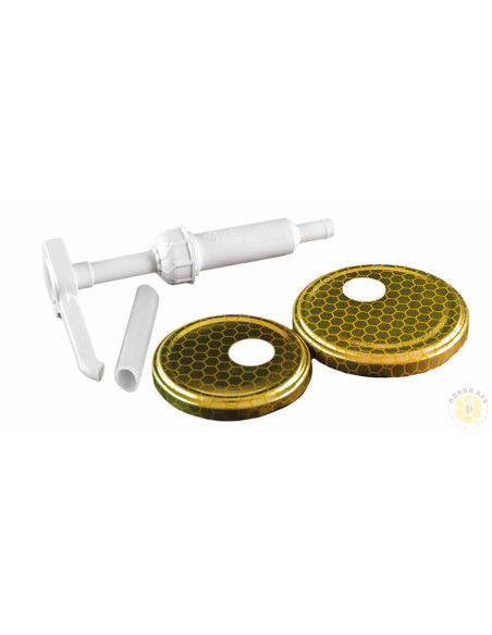 2 CAPSULE FORATE CON DISPENSER DOSAMIELE PER VASI 500G E 1KG | MONDO APE