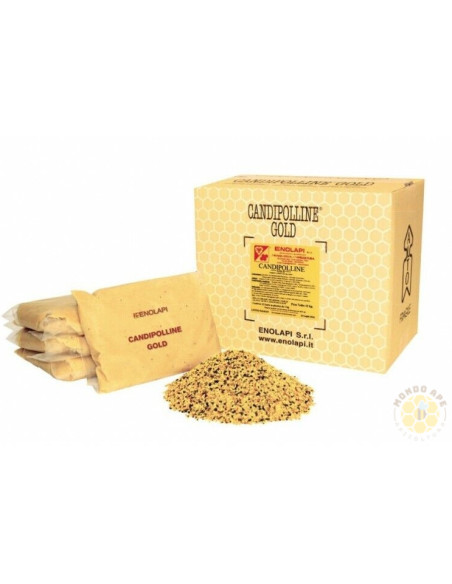 CANDIPOLLINE GOLD CANDITO CON POLLINE BUSTA 1 KG MADE IN ITALY | MONDO APE