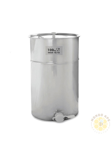 MATURATORE 50KG in ACCIAIO INOX con RUBINETTO e COPERCHIO