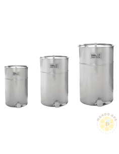 MATURATORE 50KG in ACCIAIO INOX con RUBINETTO e COPERCHIO 2