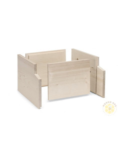Nido Dadant Blatt 10 Favi smontato da nomadismo in legno