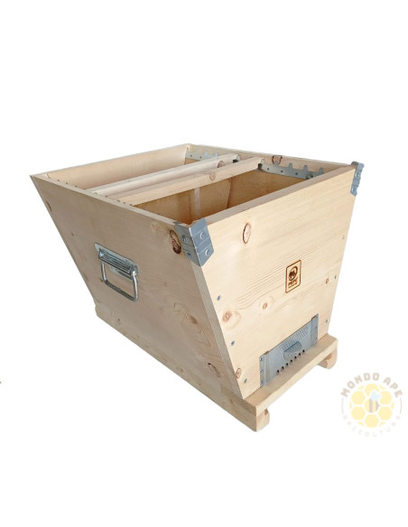 ARNIA DADANT BAR TOP BAR 12 FAVI MONTATA NON VERNICIATA SENZA CERA | MONDO APE