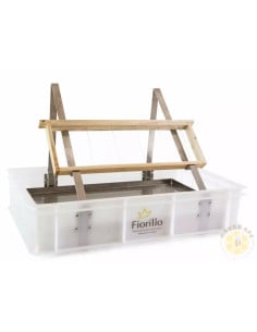 BANCO CON VASCA IN PLASTICA SGOCIOLATOIO E LEGGIO INOX 60X40X13 | MONDO APE