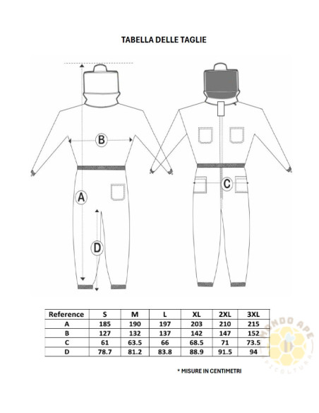 TUTA 3 STRATI ULTRAVENTILATA CON MASCHERA ASTRONAUTA CAPPUCCIO GIALLA O BI