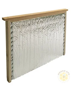 DIAFRAMMA DADANT TERMICO CON CORNICE LEGNO POLISTIROLO E ALLUMINIO TERMORIFLETTENTE | MONDO APE 2