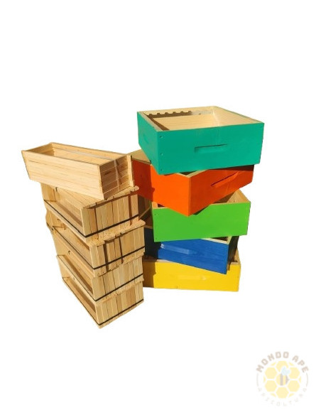 KIT 5 MELARI MONTATI E VERNICIATI COMPLETI DI 45 TELAINI INFILATI