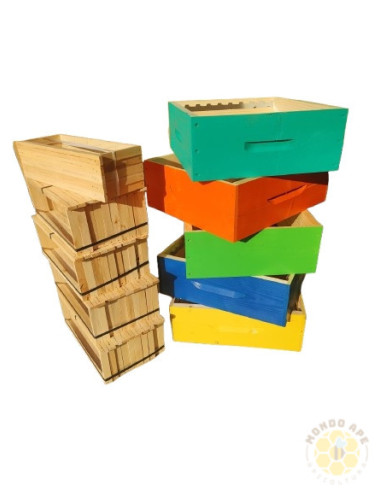 KIT 5 MELARI MONTATI E VERNICIATI COMPLETI DI 45 TELAINI INFILATI