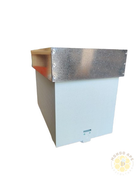 KIT ARNIA IN POLISTIROLO COMPLETA CON MELARIO NUTRITORE E COPERCHIO LAMIERA | MONDO APE