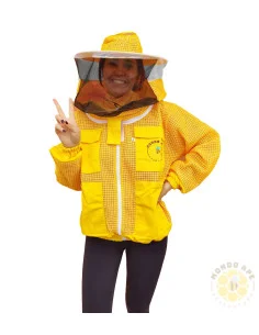 CAMICIOTTO 3 STRATI VENTILATO CON MASCHERA ROTONDA A CAPPELLO | MONDO APE