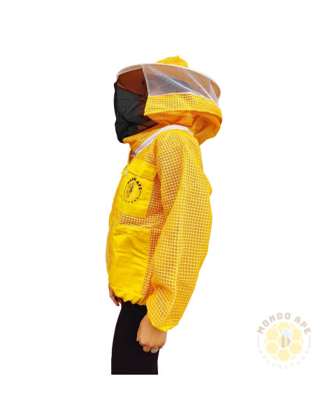 Camiciotto Apicoltura 3 Strati Ultraventilato con Maschera Rotonda