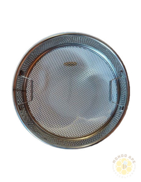 FILTRO CON IN ACCIAIO INOX CON MANIGLIE PER SECCHIO DA 25 KG