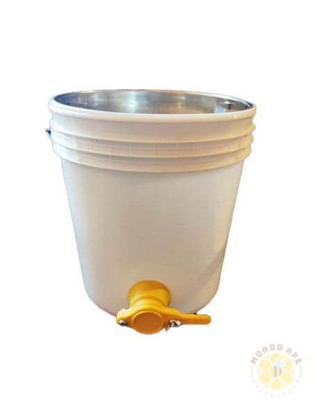 FILTRO IN ACCIAIO INOX AISI 304 PER MIELE PER SECCHI DA 25 KG | MADE IN ITALY | MONDO APE