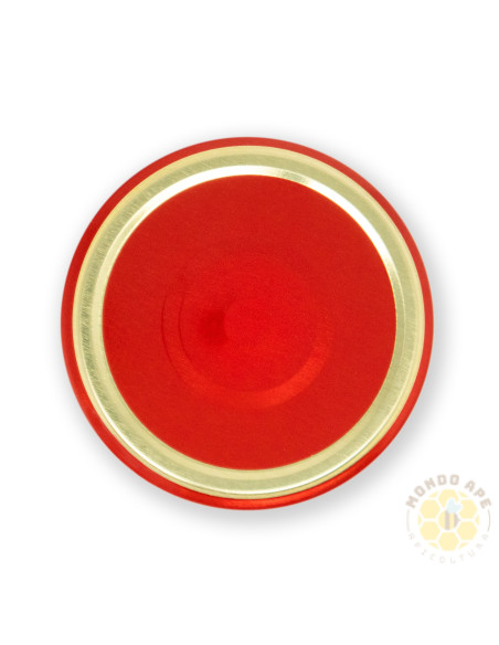 CAPSULA Ø 63 ROSSO ORO PER VASETTI MIELE 250G CON FLIP SOTTOVUOTO | MONDO APE