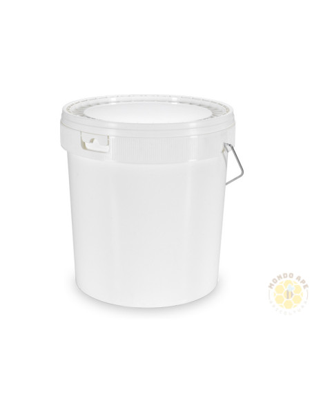 Contenitore in plastica alimentare capacità kg. 25 - con coperchio