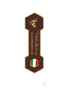 SIGILLO DI GARANZIA ESAGONO MARRONE ELEGANTE PICCOLO 8x1 5 cm 1000 ET 2