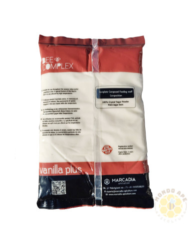 VANILLA PLUS CANDITO BIANCO ZUCCHERINO SCATOLA DA 20KG 10 BUSTE DA 2K