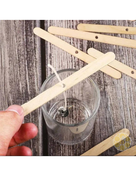 FERMA STOPPINO IN LEGNO 7 FORI PER CREAZIONE CANDELE ARTIGIANALI | MONDO APE