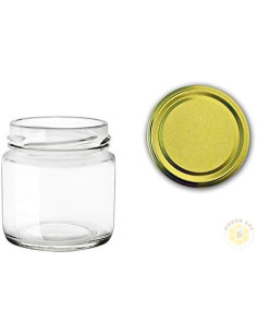 VASETTO IN VETRO MONODOSE 50 GRAMMI 41 CC CON CAPSULA VASETTO SINGOLO