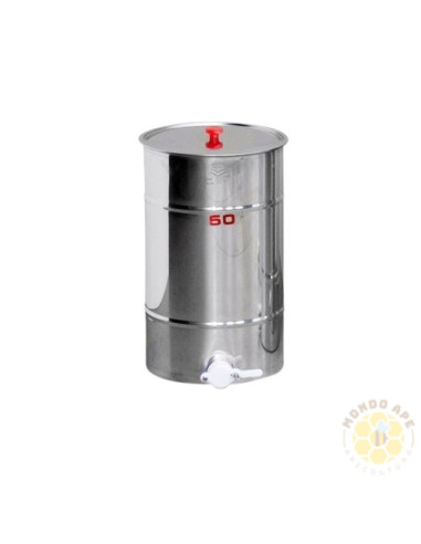 Maturatore Lega per Miele 50 kg in Acciaio Inox con Rubinetto