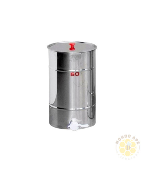 Maturatore Lega per Miele 50 kg in Acciaio Inox con Rubinetto