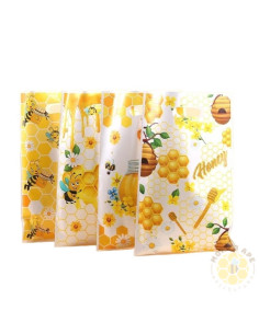 50 SACCHETTI REGALO A TEMA API MIELE 25x16 cm