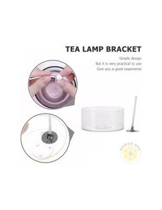 VASETTI PER CANDELE TEALIGHT CON STOPPINI 18 X 38 MM 30 ML 30 CONTENIT 2