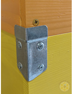 Angolarino zincato per l unione nido melario 2