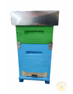 ARNIA CUBO BOX VERNICIATA DB 6 FAVI COMPLETA DI MELARIO E TELAINI 2